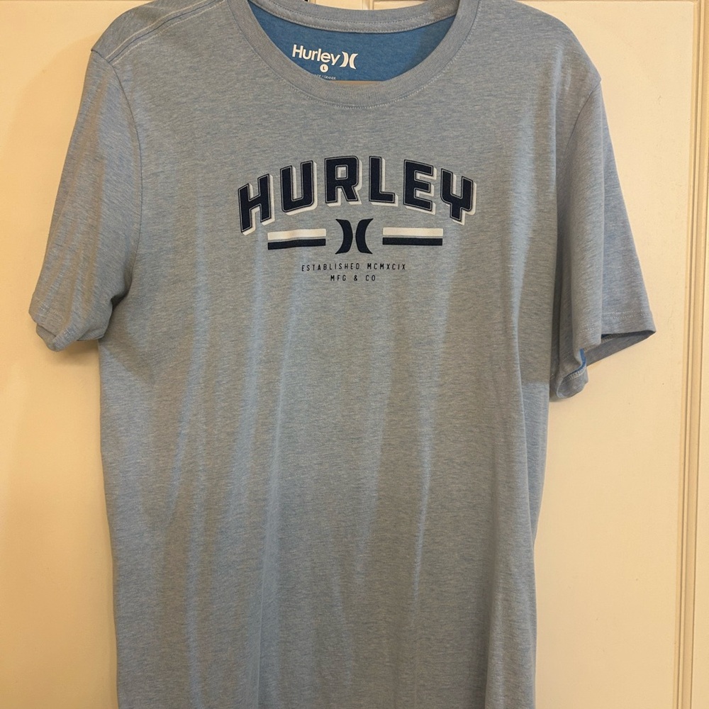 Hurley Baby Blue Short Sleeve Tee